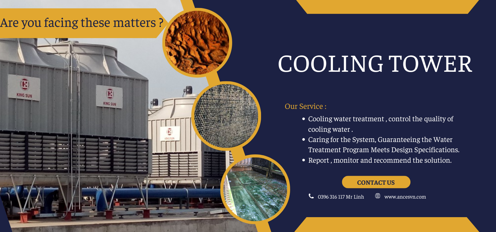 Banner Clean Cooling Tower